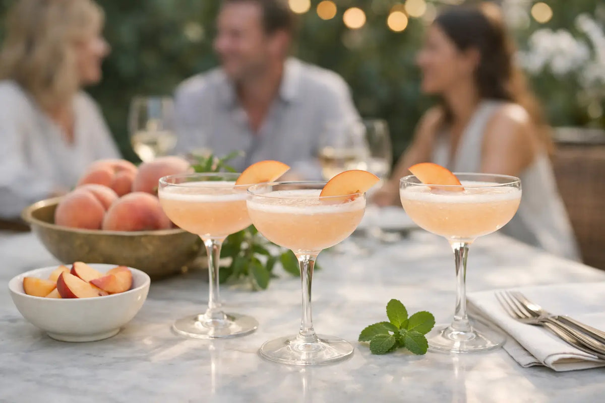 Alcohol Free Bellini Cans for Better Celebrations