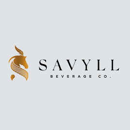 Savyll logo Copper Black Horizontal