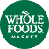 Whole Foods Market logo in green circle with white text.